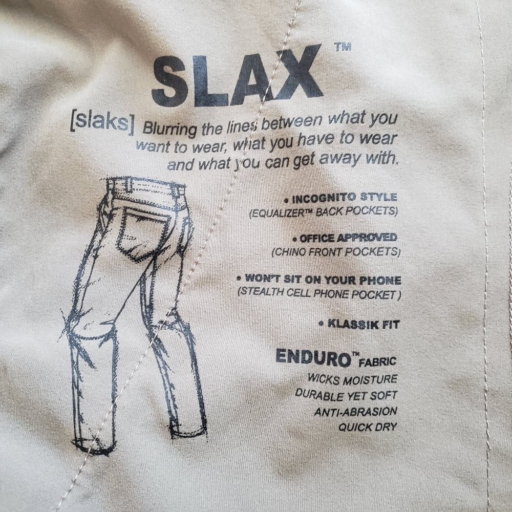 Kuhl Slax Pants Men's Size 40X30 Color: khaki - Picture 14 of 15